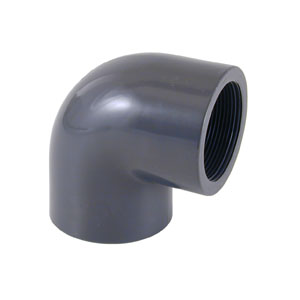 Codo 90º PVC Roscar Hembra BSP ½"