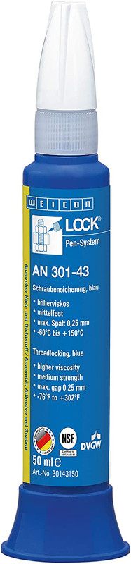 WEICONLOCK® AN 301-43 Fijacion Tornillos 50 ml