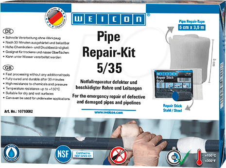 Weicon Pipe Repair Kit 5/35