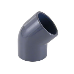 Codo 45º PVC Encolar Hembra 20