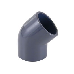 [PVC01746] Codo 45º PVC Encolar Hembra 20